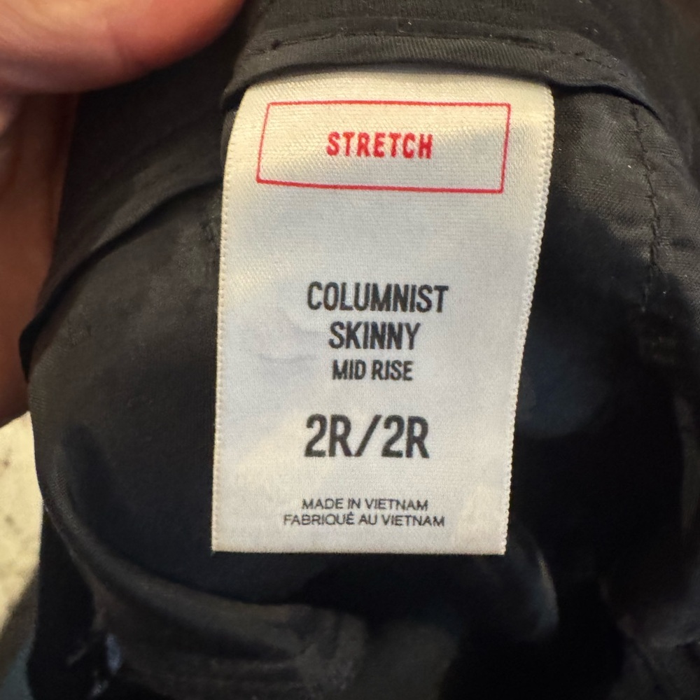 Express Columnist Skinny Mid Rise Pants